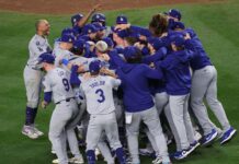 Los Angeles Dodgers +400 favorites to repeat as World Series champions