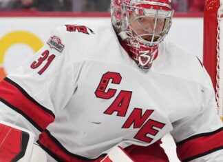 Hurricanes G Frederik Andersen nursing lower-body injury