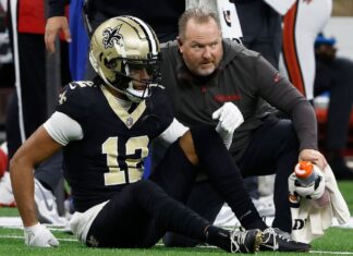 Saints WR Chris Olave considering wearing Guardian Cap
