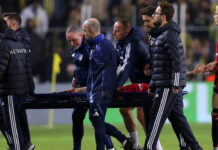 Picture: Antony spotted on crutches after Manchester United’s Europa League clash vs. Fenerbahce – Man United News And Transfer News