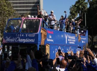 Dodgers mark World Series win with parade, stadium celebration