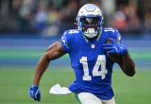 Seahawks WR DK Metcalf, TE Noah Fant ruled out vs. Rams