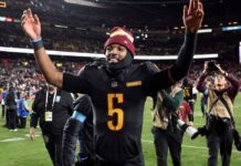 Hail Mary vs Bears and Jayden Daniels improbable TDs