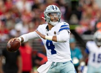 Dak Prescott’s scramble leads to wild Rico Dowdle TD for Cowboys