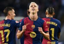Olmo returns to Barcelona XI, wants more after brace in win