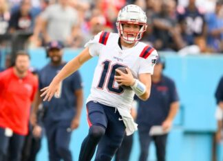Patriots’ Drake Maye dazzles with late TD, laments ‘dumb’ INT