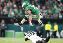 Saquon Barkley’s reverse hurdle leaves Eagles ‘speechless’