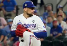 Rangers RHP Nathan Eovaldi declines $20M, becomes free agent