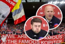 “Loudest crowd since I’ve been here” – “Wild” Anfield atmosphere wows Slot & Hurzeler – Liverpool FC