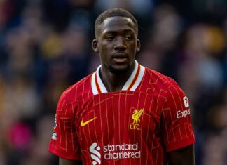 Arne Slot coy on Ibrahima Konate injury – centre-back spotted with arm in sling – Liverpool FC