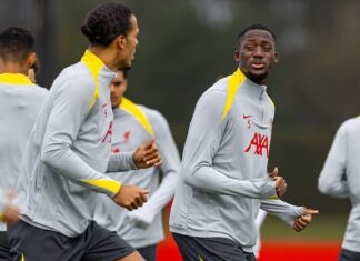 Ibrahima Konate trains with 23-man Liverpool squad spotted for Leverkusen clash – Liverpool FC